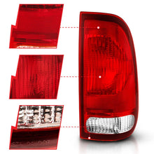 Load image into Gallery viewer, ANZO 1997-2003 Ford F-150 Taillight Red/Clear Lens (OE Replacement) - Installation View