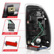 Load image into Gallery viewer, ANZO 1997-2004 Dodge Dakota LED Taillights Black Housing Clear Lens Pair - Back View