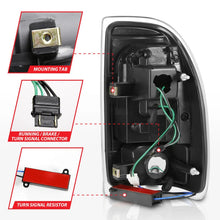 Load image into Gallery viewer, ANZO 1997-2004 Dodge Dakota LED Taillights Black Housing Clear Lens Pair - Back View