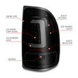 Load image into Gallery viewer, ANZO 1997-2004 Dodge Dakota LED Taillights Black Housing Smoke Lens Pair - Installation View