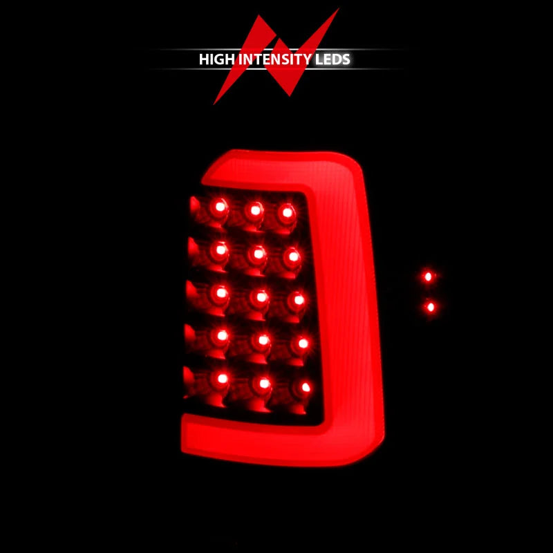 ANZO 1997-2004 Dodge Dakota LED Taillights Black Housing Smoke Lens Pair - Additional View 7