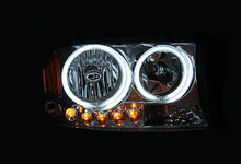 Load image into Gallery viewer, ANZO 1997-2004 Dodge Dakota Projector Headlights w/ Halo Black 1 pc - Side View