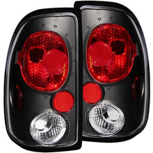Load image into Gallery viewer, ANZO 1997-2004 Dodge Dakota Taillights Black - Main Product View