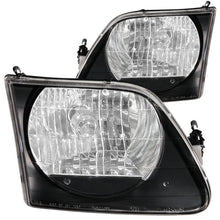 Load image into Gallery viewer, ANZO 1997.5-2003 Ford F-150 Crystal Headlights Black G2 - Main Product View