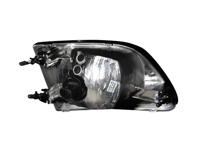 ANZO 1997.5-2003 Ford F-150 Crystal Headlights Black G2 - Side View