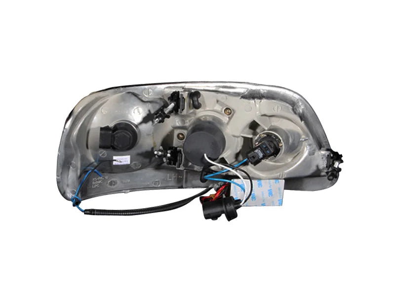 ANZO 1997.5-2003 Ford F-150 Projector Headlights w/ Halo Chrome 1pc - Additional View 6