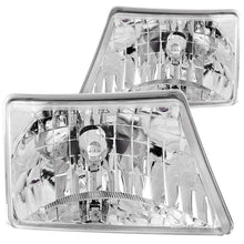 Load image into Gallery viewer, ANZO 1998-2000 Ford Ranger Crystal Headlights Chrome - Main Product View