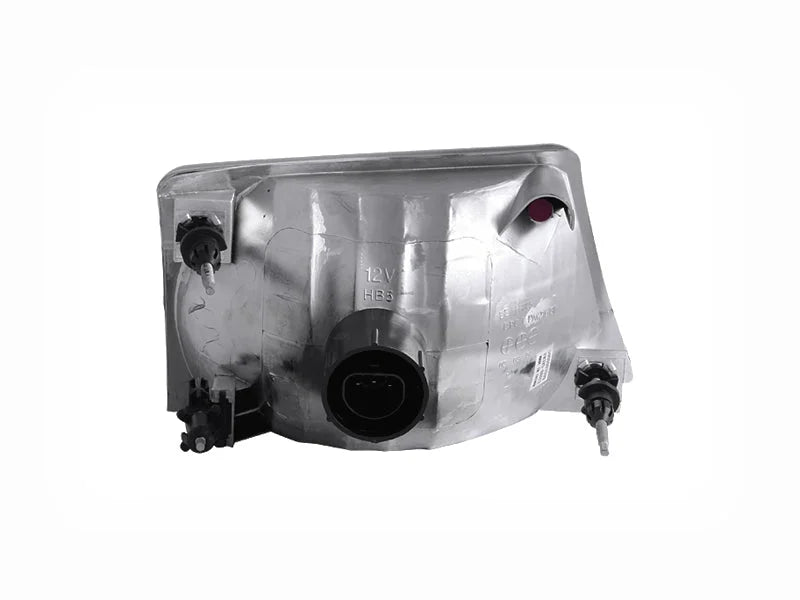 ANZO 1998-2000 Ford Ranger Crystal Headlights Chrome - Side View