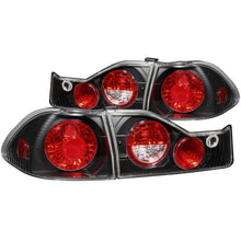 Load image into Gallery viewer, ANZO 1998-2000 Honda Accord Taillights Black - Main Product View