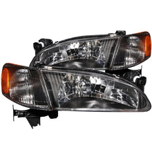 Load image into Gallery viewer, ANZO 1998-2000 Toyota Corolla Crystal Headlights Black - Main Product View