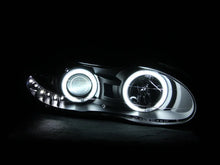 Load image into Gallery viewer, ANZO 1998-2002 Chevrolet Camaro Projector Headlights w/ Halo Black - Side View