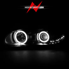 Load image into Gallery viewer, ANZO 1998-2002 Chevrolet Camaro Projector Headlights w/ Halo Black - Additional View 7