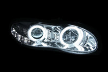 Load image into Gallery viewer, ANZO 1998-2002 Chevrolet Camaro Projector Headlights w/ Halo Chrome - Side View