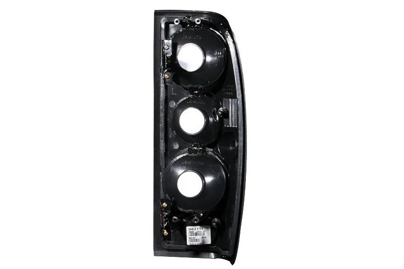 ANZO 1998-2004 Nissan Frontier Taillights Black - Side View