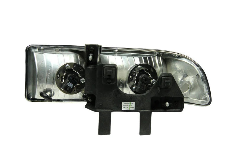 ANZO 1998-2005 Chevrolet S-10 Crystal Headlights Chrome - Side View