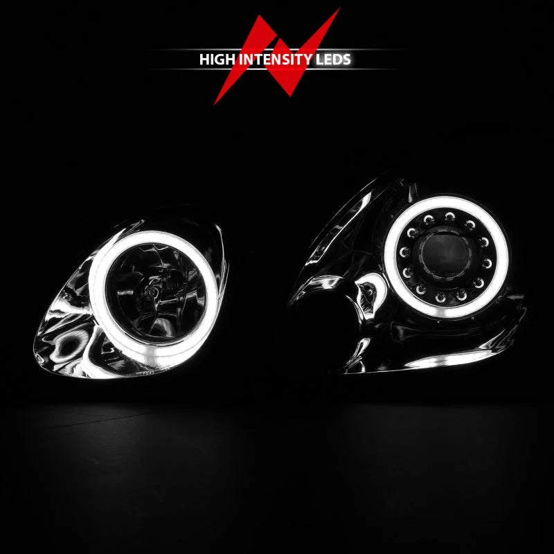 ANZO 1998-2005 Lexus Gs300 Projector Headlights w/ Halo Chrome - Additional View 5
