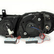 Load image into Gallery viewer, ANZO 1998-2007 Lexus Lx470 Projector Headlights w/ Halo Black (CCFL) - Detail View