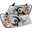 Load image into Gallery viewer, ANZO 1998-2007 Lexus Lx470 Projector Headlights w/ Halo Chrome (CCFL) - Main Product View