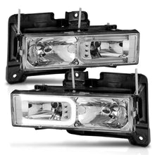 Load image into Gallery viewer, ANZO 1999-2000 Cadillac Escalade Crystal Headlights - Installation View
