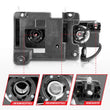 Load image into Gallery viewer, ANZO 1999-2000 Cadillac Escalade Crystal Headlights - Additional View 5