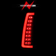Load image into Gallery viewer, ANZO 1999-2000 Cadillac Escalade LED Taillights Black Housing Smoke Lens Pair - Side View