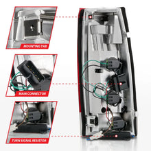 Load image into Gallery viewer, ANZO 1999-2000 Cadillac Escalade LED Taillights Chrome Housing Red/Clear Lens Pair - Side View