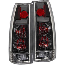 Load image into Gallery viewer, ANZO 1999-2000 Cadillac Escalade Taillights Black - New Gen - Main Product View
