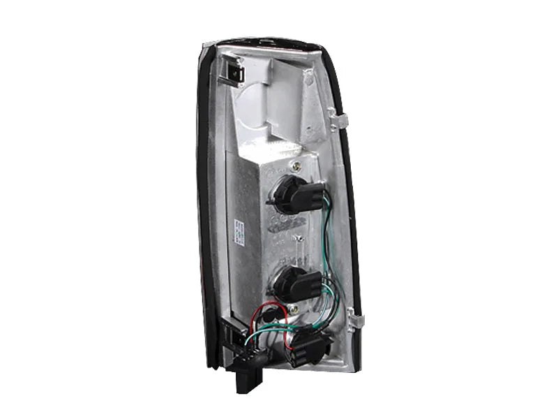ANZO 1999-2000 Cadillac Escalade Taillights Red/Clear - New Gen - Side View