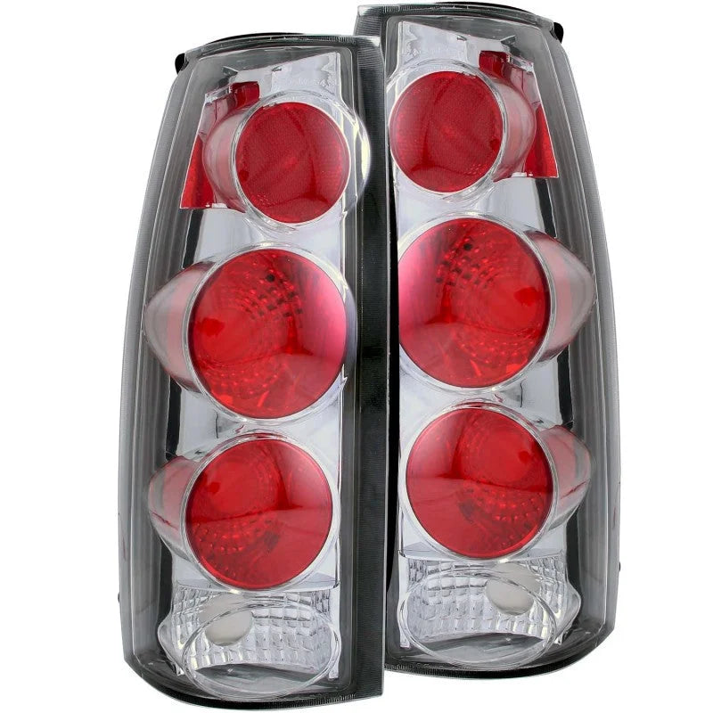 ANZO 1999-2000 Cadillac Escalade Taillights Smoke 3D Style - Main Product View