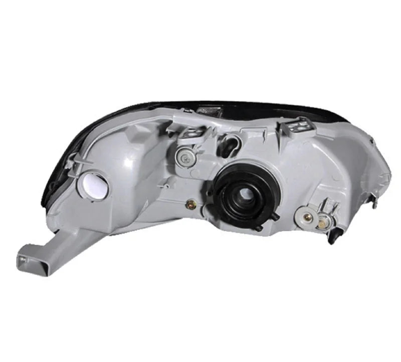 ANZO 1999-2000 Honda Civic Crystal Headlights Chrome - Side View