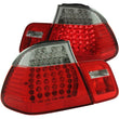 Load image into Gallery viewer, ANZO 1999-2001 BMW 3 Series E46 LED Taillights Red/Clear 4pc - Main Product View
