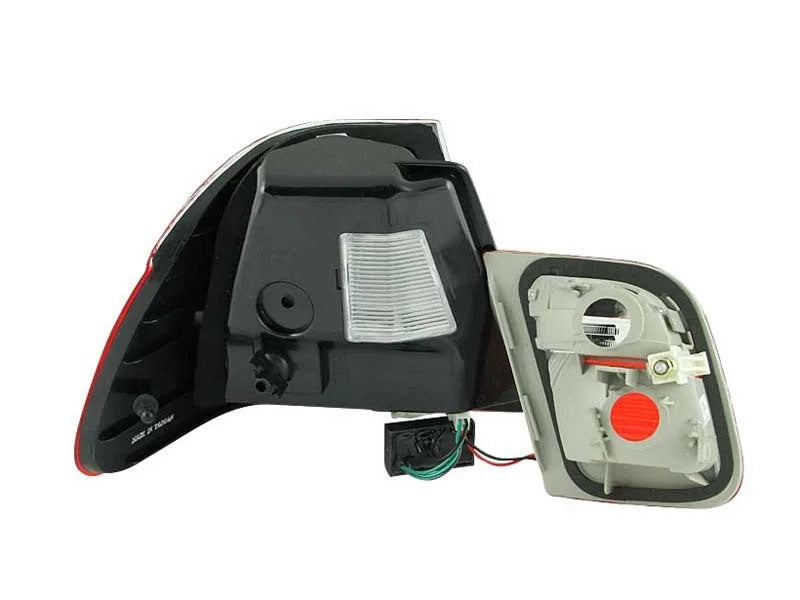 ANZO 1999-2001 BMW 3 Series E46 LED Taillights Red/Clear 4pc - Installation View