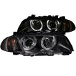 Load image into Gallery viewer, ANZO 1999-2001 BMW 3 Series E46 Projector Headlights w/ Halo Black (CCFL) - Main Product View