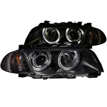 Load image into Gallery viewer, ANZO 1999-2001 BMW 3 Series E46 Projector Headlights w/ Halo Black (CCFL) - Main Product View