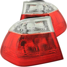 Load image into Gallery viewer, ANZO 1999-2001 BMW 3 Series E46 Taillights Red/Clear - Main Product View