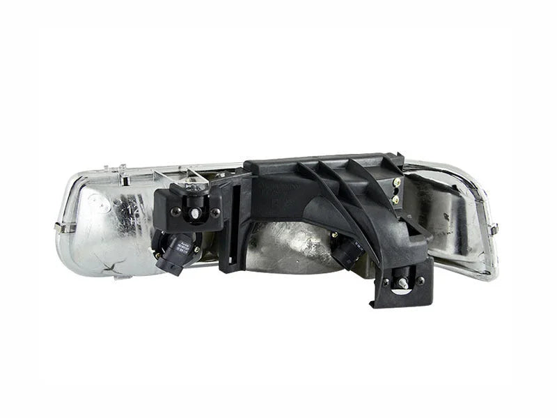 ANZO 1999-2002 Chevrolet Silverado 1500 Crystal Headlights Chrome - Additional View 5
