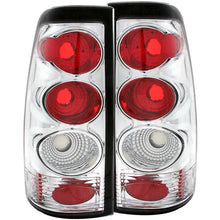 Load image into Gallery viewer, ANZO 1999-2002 Chevrolet Silverado 1500 Taillights Chrome - Main Product View