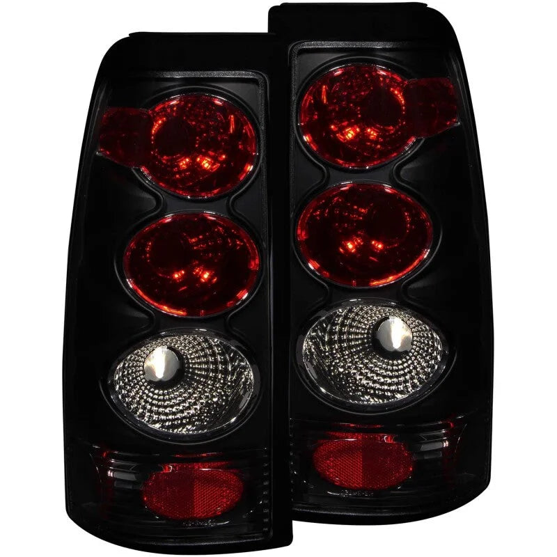 ANZO 1999-2002 Chevrolet Silverado 1500 Taillights Dark Smoke - Main Product View