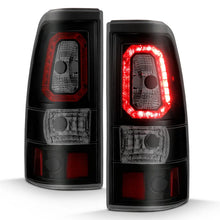 Load image into Gallery viewer, ANZO 1999-2002 Chevy Silverado 1500 LED Taillights Plank Style Black w/Smoke Lens - Additional View 7