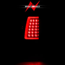 Load image into Gallery viewer, ANZO 1999-2002 Chevy Silverado 1500 LED Taillights Plank Style Black w/Smoke Lens - Back View