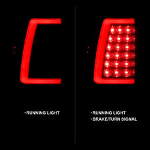 Load image into Gallery viewer, ANZO 1999-2002 Chevy Silverado 1500 LED Taillights Plank Style Black w/Smoke Lens - Installation View
