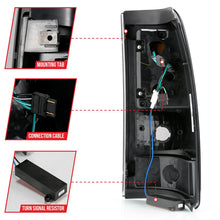 Load image into Gallery viewer, ANZO 1999-2002 Chevy Silverado 1500 LED Taillights Plank Style Black w/Smoke Lens - Additional View 7