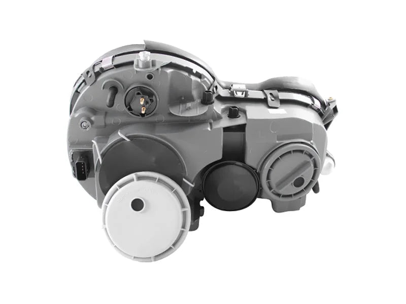 ANZO 1999-2002 Mercedes Benz E Class W210 Projector Headlights Chrome - Side View