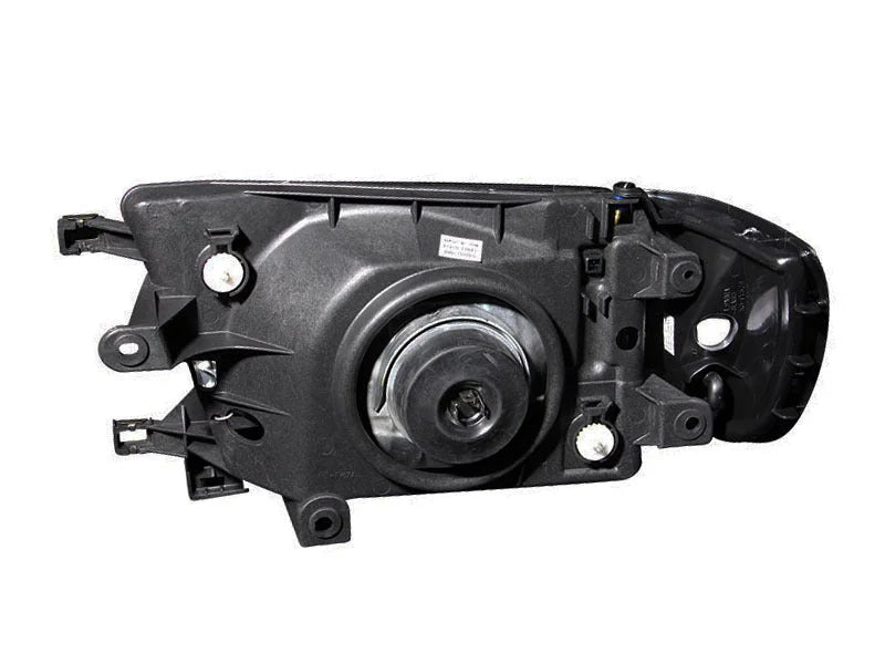 ANZO 1999-2002 Toyota 4Runner Crystal Headlights Black - Side View