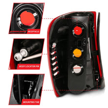 Load image into Gallery viewer, ANZO 1999-2004 Jeep Grand Cherokee Taillight Red/Clear Lens (OE Replacement) - Side View