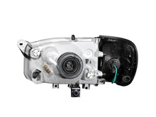 Load image into Gallery viewer, ANZO 1999-2004 Nissan Pathfinder Crystal Headlights Black - Side View