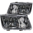 Load image into Gallery viewer, ANZO 1999-2005 Volkswagen Jetta Crystal Headlights Black w/o Bulbs - Main Product View