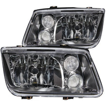 Load image into Gallery viewer, ANZO 1999-2005 Volkswagen Jetta Crystal Headlights Black w/o Bulbs - Main Product View
