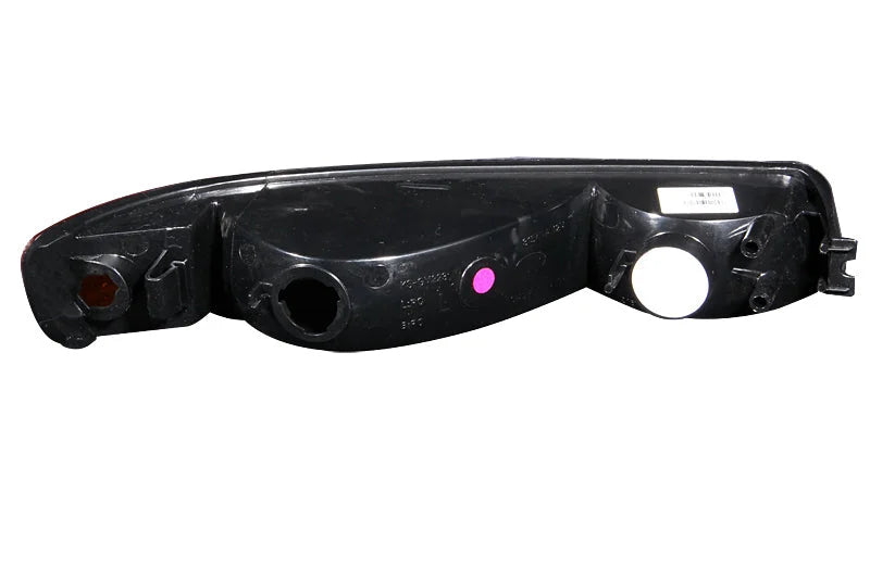 ANZO 1999-2006 Gmc Sierra 1500 Euro Parking Lights Black w/ Amber Reflector - Side View