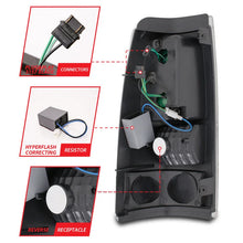 Load image into Gallery viewer, ANZO 1999-2007 Chevrolet Silverado 1500 LED Taillights Red/Clear - Additional View 8